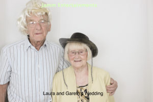 Older Couple Photobooth Picture
